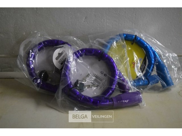 3 fietsslot met sleutel - afbeelding 1 van  3