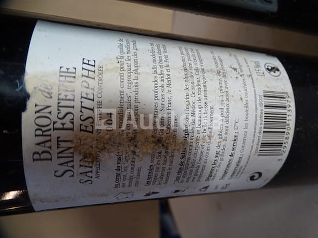 3 flessen baron de saint-estèphe 2004 - afbeelding 4 van  4