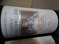 3 flessen bordeaux château la chandellière médoc 1996 - afbeelding 3 van  5