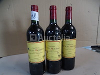 3 flessen bordeaux grand cru classé château lynch-moussas pauillac 2001 - afbeelding 4 van  4