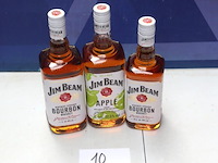 3 flessen bourbon jim beam - afbeelding 1 van  1