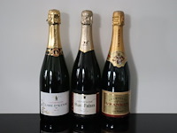 3 flessen champagne - afbeelding 1 van  4