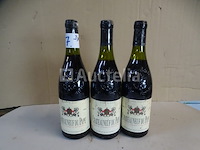 3 flessen châteauneuf-du-pape 1992 - afbeelding 3 van  4