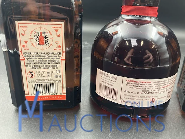 3 flessen diverse geestrijke dranken - afbeelding 3 van  3