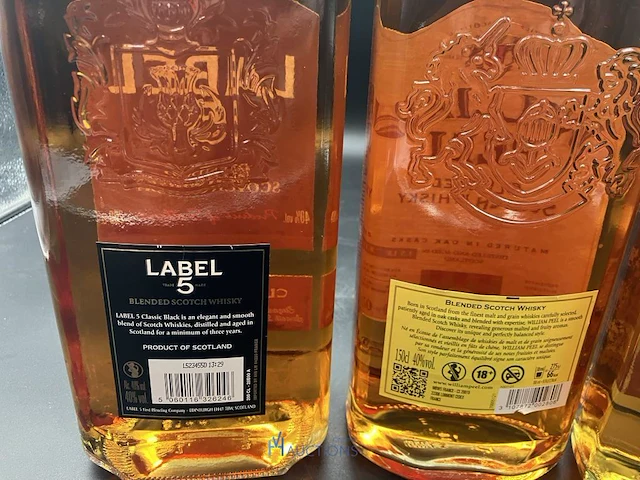 3 flessen diverse whisky - afbeelding 3 van  3