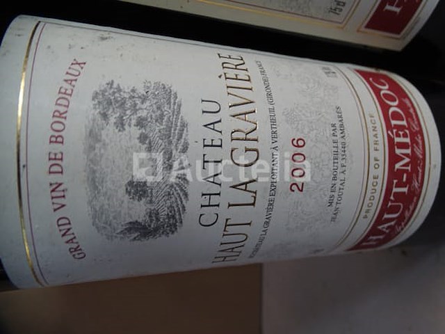 3 flessen haut-médoc château haut la gravière 2006 - afbeelding 2 van  3