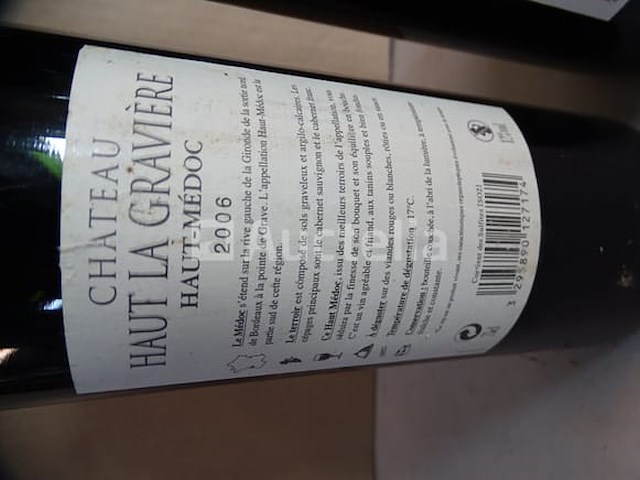 3 flessen haut-médoc château haut la gravière 2006 - afbeelding 3 van  3