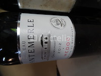 3 flessen médoc cru bourgeois château chantemerle 2012 - afbeelding 2 van  4