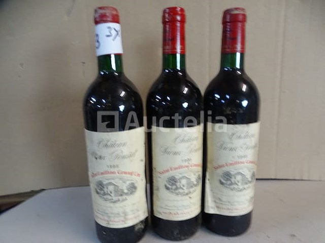 3 flessen saint-emilion grand cru classé château vieux pourret 1995 - afbeelding 1 van  1