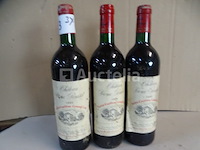 3 flessen saint-emilion grand cru classé château vieux pourret 1995