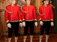 3 footmen van het belgisch koningshuis