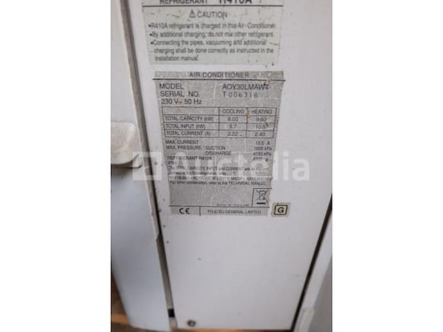 3 fujitsu aoy30lmaw4 omvormerwarmtepompen - afbeelding 2 van  4