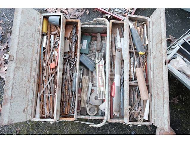 3 gereedschapskisten met inhoud - afbeelding 1 van  5