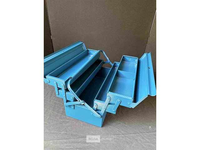 3 gereedschapskoffers 5-delig metaal - afbeelding 2 van  2