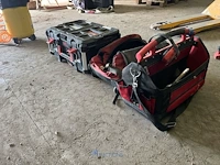 3 gereedschapstassen/-koffers met inhoud