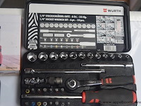 3 gereeschapssets wo wurth, workzone en black& decker - afbeelding 2 van  3