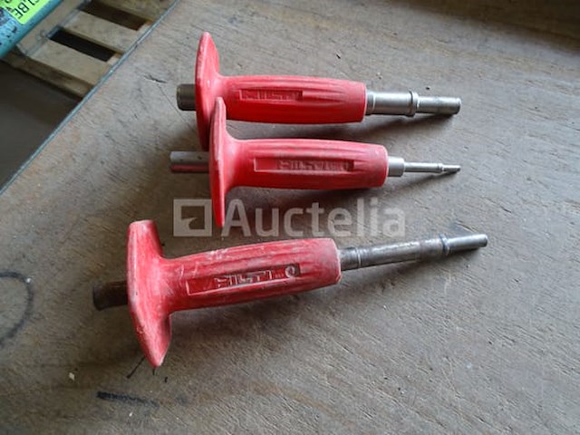 3 hilti slaggereedschappen - verschillende diameters conditie: gebruikt - afbeelding 3 van  3
