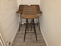 3 hoge stoelen - afbeelding 2 van  5