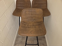 3 hoge stoelen - afbeelding 3 van  5