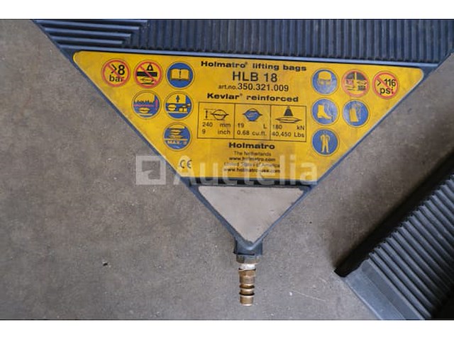 3 holmatro pneumatische hefzakken en accessoires - afbeelding 3 van  9