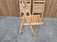 3 houten klapstoelen - afbeelding 4 van  6