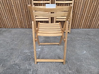 3 houten klapstoelen - afbeelding 5 van  6