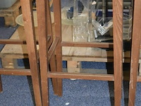 3 houten krukjes - afbeelding 2 van  2