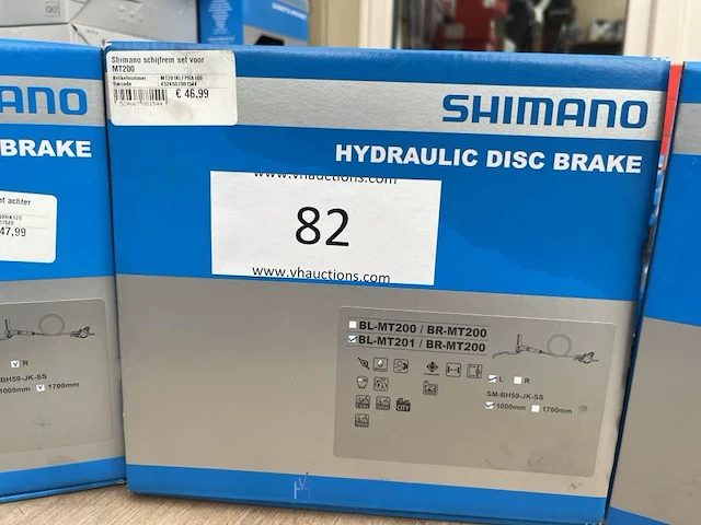 3 hydraulic brake sets shimano - afbeelding 3 van  5