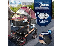 3-in-1 combinatiewagen | trio voor kinderen | lichtgewicht, piable autostoeltje - afbeelding 2 van  3