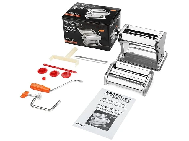 3-in-1 handmatige pastamachine kraft&dele - afbeelding 2 van  4