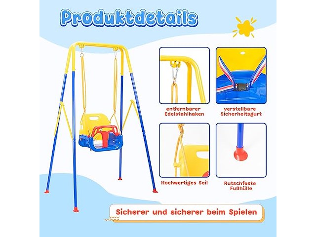 3-in-1 kinderschommelset - afbeelding 2 van  4