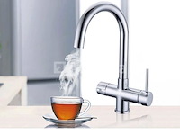 3-in-1 kokend water kraan - verchroomd rvs - afbeelding 2 van  5