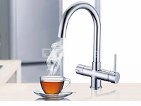 3-in-1 kokend water kraan - verchroomd rvs - afbeelding 3 van  5