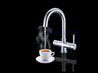 3-in-1 kokend water kraan - verchroomd rvs - afbeelding 2 van  5