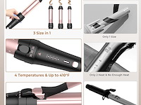 3-in-1 krultang voor kort en lang haar - afbeelding 5 van  5