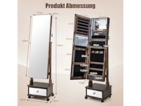 3-in-1 multifunctionele sieradenkast - afbeelding 3 van  6