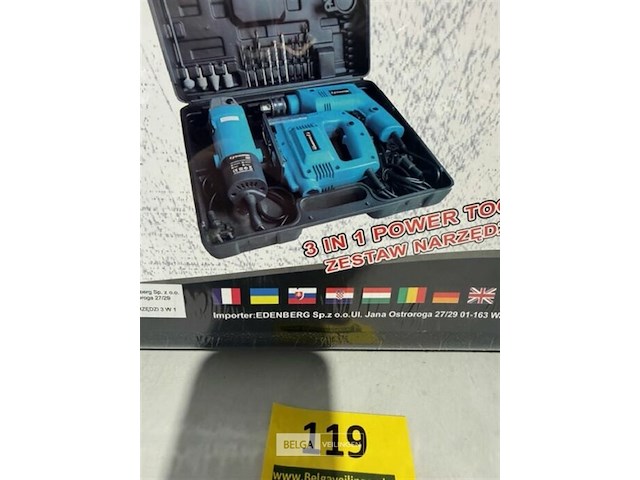 3-in-1 powertools - slijpschijf - wipzaag - boormachine - afbeelding 3 van  3