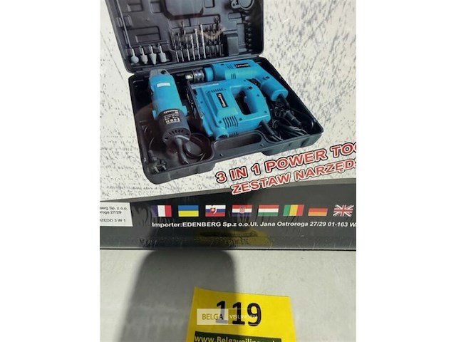 3-in-1 powertools - slijpschijf - wipzaag - boormachine - afbeelding 3 van  3