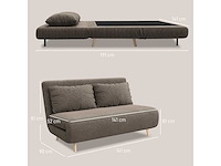 3-in-1 slaapbank, omschakelbare 2-zits bank - afbeelding 3 van  10