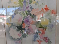 3 ingelijste wandversieringen, 1 reproductie schilderij "de kus" gustav klimt - afbeelding 3 van  11