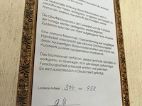 3 ingelijste wandversieringen, 1 reproductie schilderij "de kus" gustav klimt - afbeelding 8 van  11