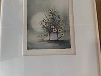 3 ingelijste wandversieringen, 1 reproductie schilderij "de kus" gustav klimt - afbeelding 10 van  11