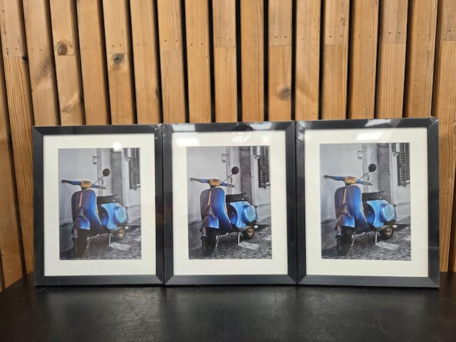 3 kaders vespa - afbeelding 1 van  1