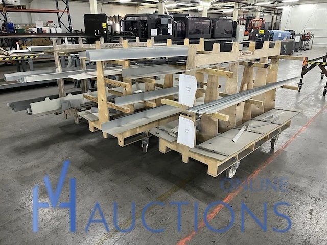 3 karren met plm 200 metalen profielen - afbeelding 9 van  15