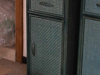 3 kastjes met groen rietlook - afbeelding 5 van  5