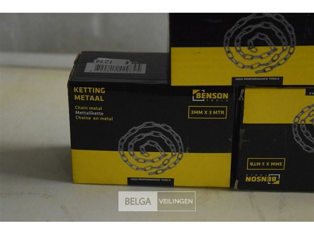 3 ketting metaal 3mmx3m - afbeelding 3 van  3
