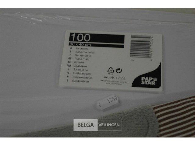 3 keukenshort en 2x100st onderleggers 30x40cm - afbeelding 2 van  2