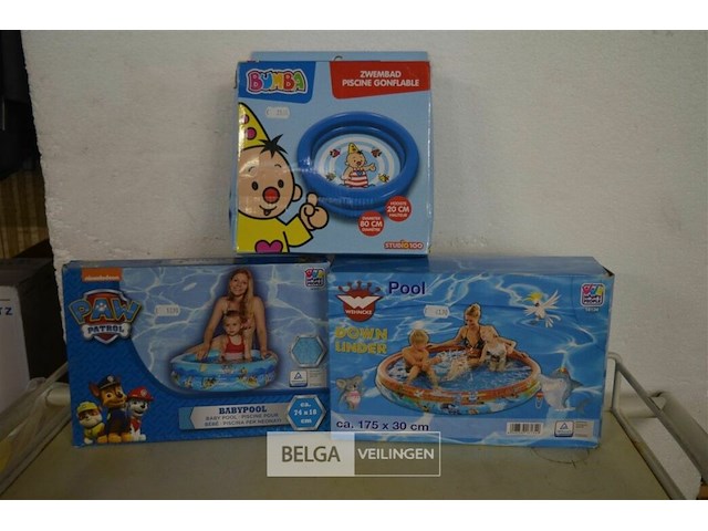 3 kinderzwembadjes div maten - afbeelding 1 van  4