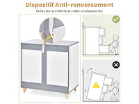 3-ladekast moderne 3-ladekast met geïntegreerde handgreep - afbeelding 7 van  10