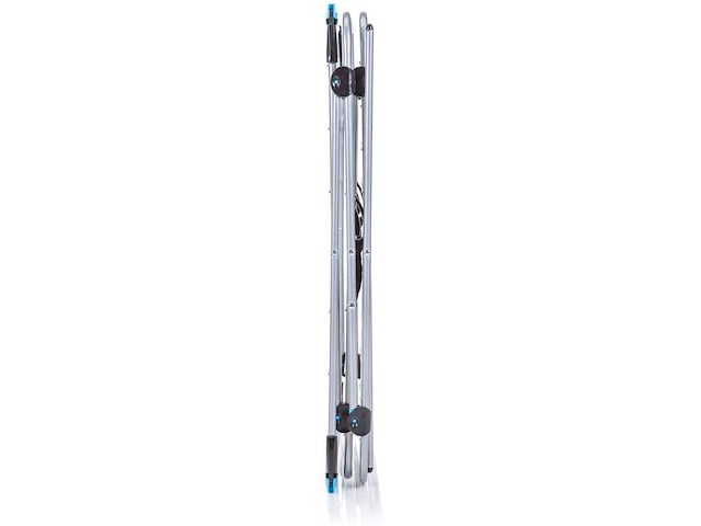 3-lagige minky indoor droogrek met 21 m² droogruimte - zilver - afbeelding 3 van  8